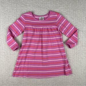 Hanna Andersson Vibrant Pink and Purple Striped Dress